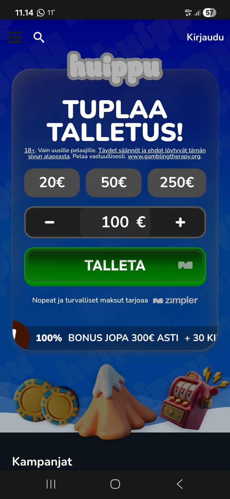 Tällä huipulla ei tuule