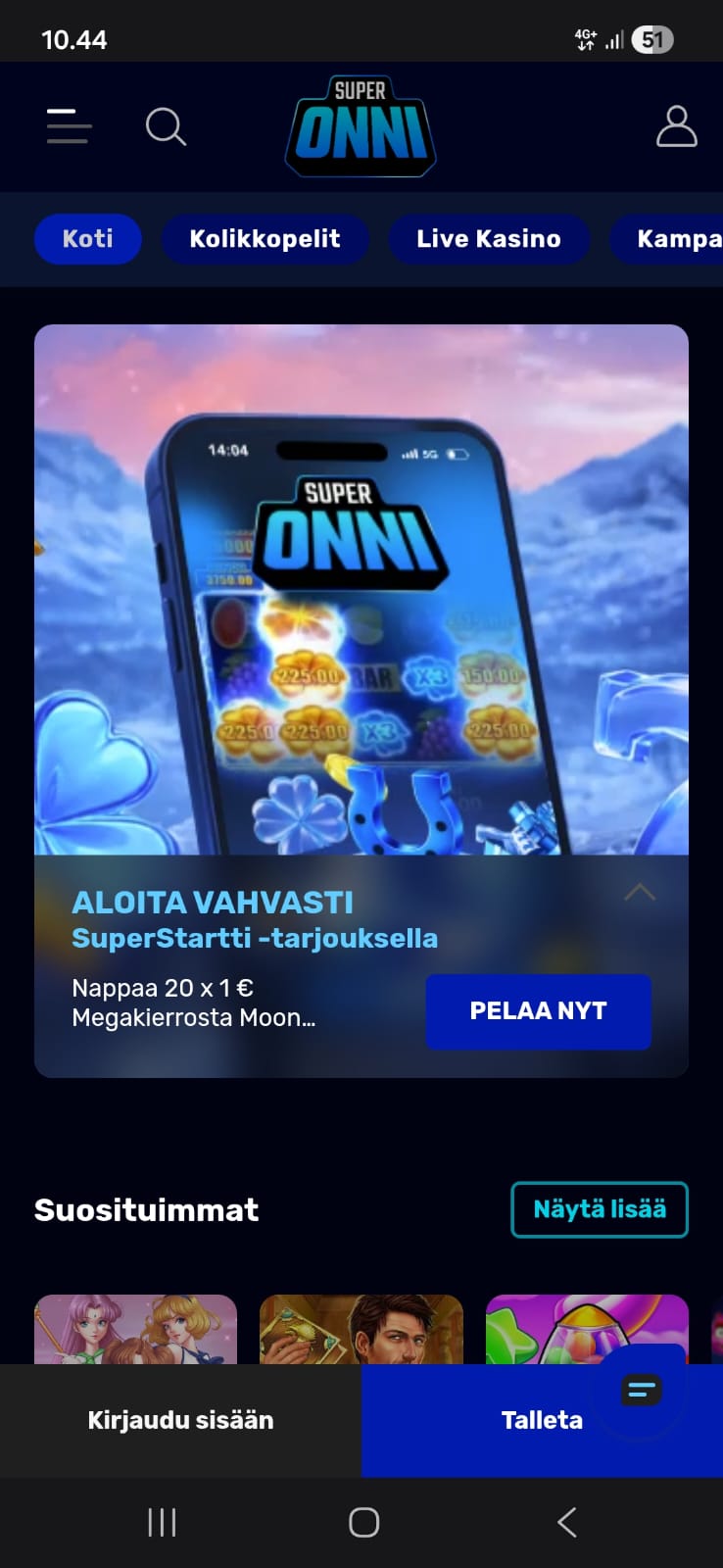 Näyttävä alkukuva